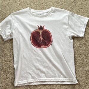 Pink is Blue pomegranate graphic tee
